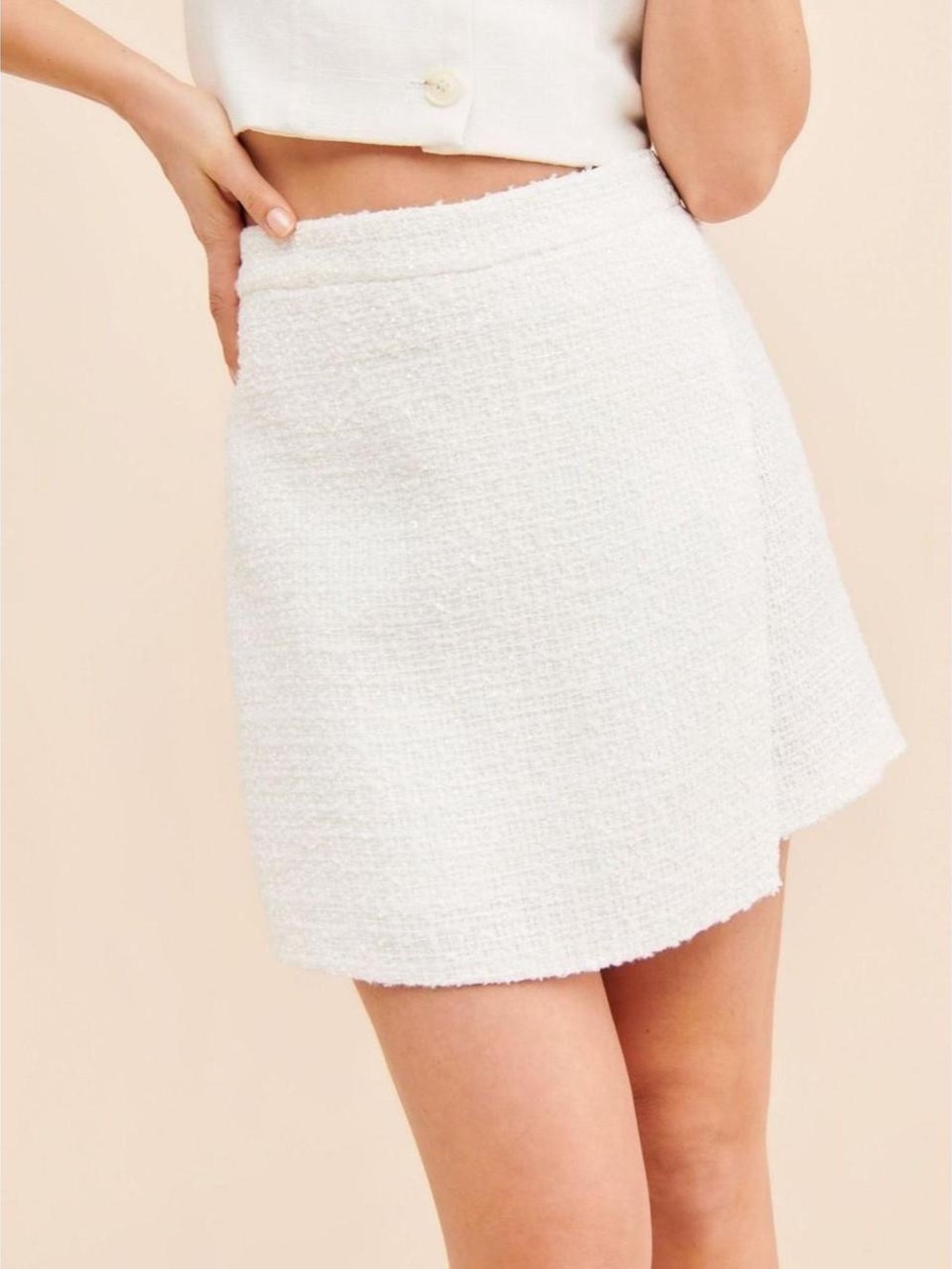 Lilly Pulitzer Resort White Bouclé Mini Skort - Womens